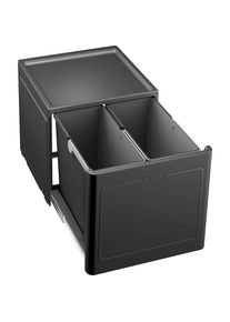 Blanco M&uuml;lltrennsystem &raquo;Botton Pro 45/3&laquo; 2 Beh&auml;lter manuell, Kunststoff, 60 mm Untermass