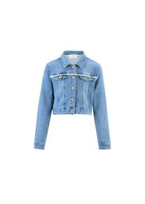 happy girls Jeansjacke ohne Kapuze mit tollem Spitzendetail