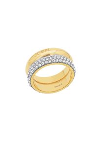 JOOP! Fingerring &raquo;2039844/-45/-46&laquo; mit Zirkonia (synth.) goldfarben, Gr&ouml;&szlig;e 56