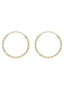 Firetti Paar Creolen &raquo;Schmuck Geschenk Gold 375 Ohrschmuck Ohrringe&laquo;