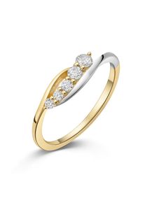 Firetti Fingerring &raquo;Schmuck Geschenk Gold 333 Damenring Ring bicolor&laquo; mit Zirkonia (synth.)