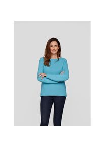 Rabe Rundhalspullover in Struktur-Optik