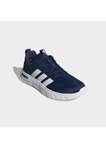 Walkingschuh adidas Sportswear "CLOUDFOAM FLEX ELASTIC LACE", Herren, Gr. 44,5, dunkelblau, ftwr wei&szlig;, shadow navy, Textil, Schuhe Walkingschuh