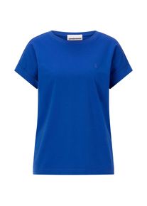 armedangels Damen-Baumwollshirt Blau L