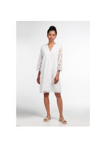 Eterna, Damen, Spitzenkleid &raquo;LOOSE FIT&laquo;, off-white, 36 - Normalgr&ouml;&szlig;en, Stehkragen