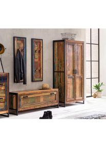 Sit, Garderoben-Set &raquo;Bali&laquo; 4 Stk. tlg., bunt, bunt, 1 kleiner Schuhschrank, 2 Garderobenpaneele, 1 Garderobenschrank