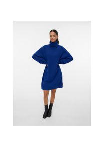 V&eacute;ro Moda Vero Moda, Damen, Strickkleid &raquo;VMAQUARIUS LS ROLLNECK SHORT DRESS BF&laquo;, Surf the Web Detail:W. MELANGE, N-Gr, S - N-Gr, Surf the Web Detail:W. MELANGE,