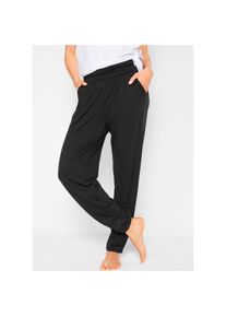 bonprix, Damen, Haremshose aus Viskose mit Elasthan, lockere Passform, casual Stil, schwarz, N-Gr, 32/34 (XS) - N-Gr, schwarz, Haremshose sorgt f&uuml;r 