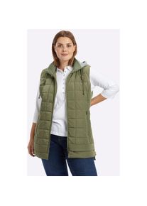 sheego, Damen, Steppweste, khaki, 46, khaki,