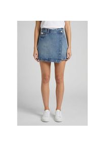 Calvin Klein Jeans, Damen, Jeansrock &raquo;DENIM MINI WRAP SKIRT&laquo; Figurbetont, COLD SPRINGS, 32, Rock von Calvin Klein Jeans Womanswear