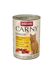 animonda Carny natvoer kat, senior, Rund en kip met kaas 6x400 g