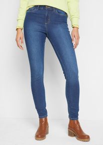 Jeans skinny elasticizzati vita alta, Blu, Taglia 44, bonprix