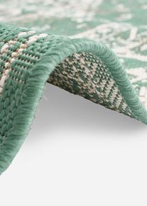 Tappeto da interno ed esterno con motivo moderno, Verde, Taglia 60x110 cm, bonprix