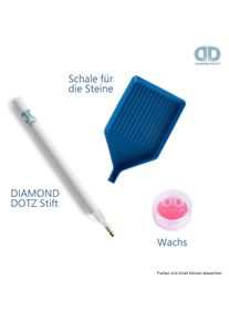 Diamond Dotz Squares Original Diamond Painting Set "Boston Blues&ldquo; 47 x 37 cm, 24.288 quadratische