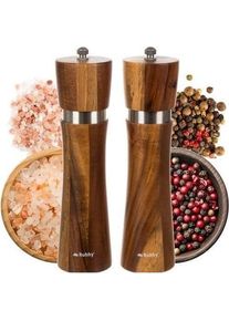 Ruhhy Handm&uuml;hle - 2er-Set 24650, Pfefferm&uuml;hle + Salzm&uuml;hle