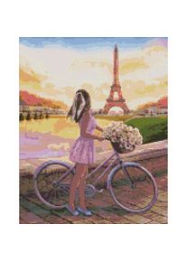 Ideyka Diamantmosaik - Romantik in Paris 40x50cm