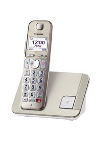 Panasonic KX-TGE250GN Single champagner, Telefon, Beige