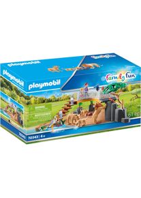 Playmobil L&ouml;wen im Freigehege (70343, Playmobil Family Fun)