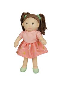 Heless Stoffpuppe 22cm Rosa mit Kleidchen an/ausziehen