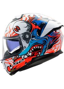 LS2, Motorradhelm, FF808 STREAM II INFERNO Integralhelm (XXL)