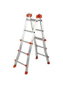 Gierre Peppina AL010DS - 2x6 Stufen, 2,71 m - Teleskopleiter aus Aluminium