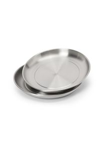 Tchibo - 2 Camping-Teller - silber