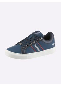 Kangaroos Dames Sneaker met vetersluiting in marine ,maat 40, Witt, 100% Imitatieleer