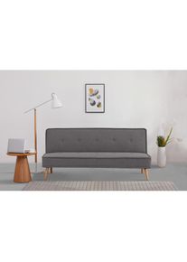 Inosign Schlafsofa &raquo;ARBON,183cm, klappbarer 3-Sitzer mit verstellbarer R&uuml;ckenlehne und&laquo; Bettfunktion, Webstoff und Kunstleder