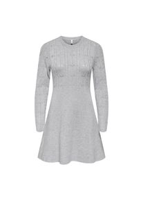 Only Strickkleid &raquo;ONLKATIA LIFE LS O-NECK CABL DRES EX KNT&laquo; Viskosemischung, regular fit, Rundhals