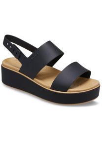 Crocs Plateausandale &raquo;Brooklyn Matte Wrap Low Wedge&laquo; Sommerschuh, Sandalette, Riemchensandale mit Softfu&szlig;bett