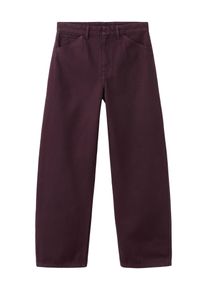 Mango Kvinnor Jeans 'BLUES' vinr&ouml;d Storlek 36