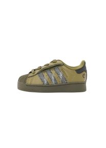 adidas originals Pojkar Sneaker 'SUPERSTAR' oliv / svart / vit Storlek 27