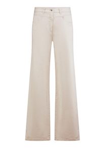 Peter Hahn Brax - Super Slim Fit-Jeans Modell Laura Flared, beige, Gr. 44, Baumwolle