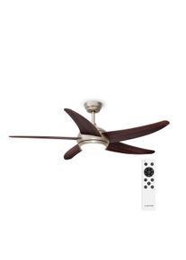Klarstein Bolero mennyezeti ventil&aacute;tor vil&aacute;g&iacute;t&aacute;ssal | 132 cm | 35 W | Csendes műk&ouml;d&eacute;s | Fa