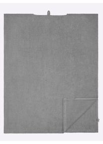 w&auml;schepur unisex Badponcho in steengrijs ,maat S/M, Witt, 100% Katoen