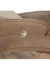 Panama Jack, Damen, Pantolette &raquo;Salman&laquo; Sommerschuh, Hausschuh, Strandschuh mit Softfu&szlig;bett, taupe, 41, taupe, Perfekt f&uuml;r viel Freizeitaktivit&auml;ten im