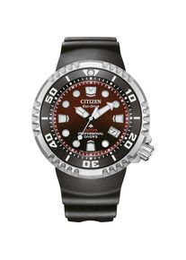 Citizen, Herren, Taucheruhr &raquo;Promaster Professional Diver 300&laquo; Armbanduhr, Solar, Herrenuhr, analog, Tag, Batterie-Entladungsanzeige, schwarz-rot, 