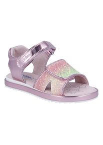 Richter, Damen, Sandale &raquo;Romea WMS: mittel&laquo; Glitzersandale mit Glitter und Metallic, Gr&ouml;&szlig;enschablone zum Download, candy-lime/candy, 27, Elegante 