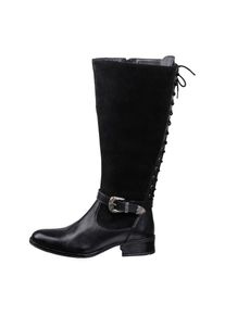 sheego by Joe Browns, Damen, Weitschaftstiefel, schwarz, 44, schwarz,