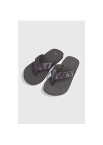 O`Neill O'Neill, Herren, Zehentrenner &raquo;O'NEILL FABRIC SANDALS&laquo;, Black Dipped Leaves, 47, Black Dipped Leaves, Coole Zehentrenner von O'Neill