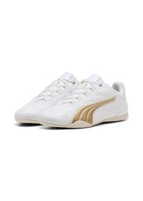 Puma, Damen, Sneaker &raquo;CATCH SOLEIL DAYINIGHT&laquo; mit Gummi-Laufsohle, mit Schn&uuml;rung, Puma White-Puma Gold-Vapor Gray, 40,5, Puma White-Puma Gold-Vapor 