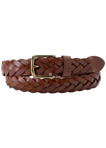Levi's Lederg&uuml;rtel LEVI'S "LEATHER BRAID", Damen, Gr. 80, braun (cognac), Rindsleder, Flechtoptik, G&uuml;rtel Lederg&uuml;rtel, Unisex