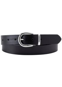 Levi's Lederg&uuml;rtel LEVI'S "WOMEN'S PHOEBE BELT", Damen, Gr. 110, schwarz, Rindsleder, unifarben, G&uuml;rtel Lederg&uuml;rtel
