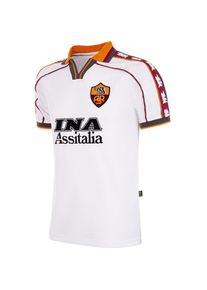 Copa Football, Herren, Fussballtrikot, AS Roma ausw&auml;rts 1998 - 99 Retro Trikot (L), Weiss, L
