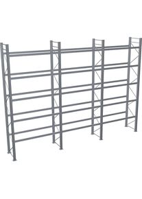 Schulte Palletstelling, thermisch verzinkt, h x b x d 6000 x 8590 x 1100 mm, 5 etages, complete stelling