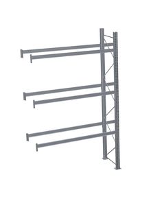 Schulte Palletstelling, thermisch verzinkt, h x b x d 4500 x 2825 x 1100 mm, 3 etages, aanbouwstelling