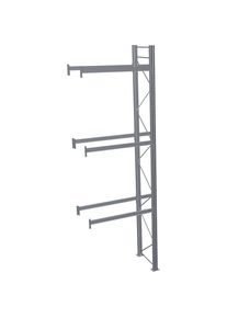 Schulte Palletstelling, thermisch verzinkt, h x b x d 6000 x 1950 x 1100 mm, 3 etages, aanbouwstelling