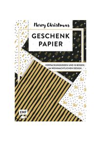 Edition Fischer, Geschenkverpackung, Das Geschenkpapier-Set &ndash; Merry Christmas: Verpackungsideen und 10 Bogen im weihnachtlichen De (10x)