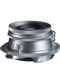 Voigtl&auml;nder Voigtl&auml;nder Heliar 40mm / 2.8 VM asph. silber, Objektiv, Silber