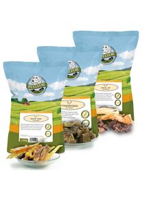 Healthy dog treats made from deer in a saver set
